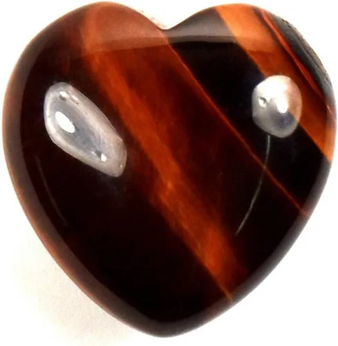 Vista 9 de HQRP-Crystal Corazón Aguamarina Lapislázuli Ágata Cuarzo Calcedonia Mookaita Laradorita Jaspe Aventurina Sodalita Ámbar (Obsidiana Negra)