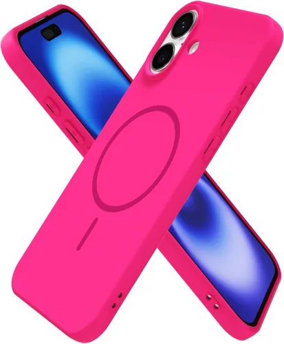 Vista 161 de Oakxco Funda de Silicona Mag Safe para iPhone 12 Pro Max, Funda Magnética Delgada y Fina Compatible con Carga Inalámbrica MagSafe, Bonita Funda