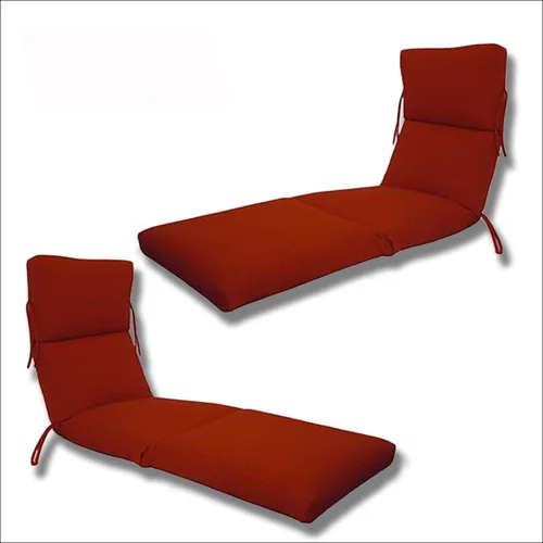 Vista 13 de Comfort Classics Inc. Sunbrella - Juego de 2 colchonetas acanalado para camastro en interior y exterior de 22 x 74 x 5 pulgadas (55.8 x 188 x 12 cm)
