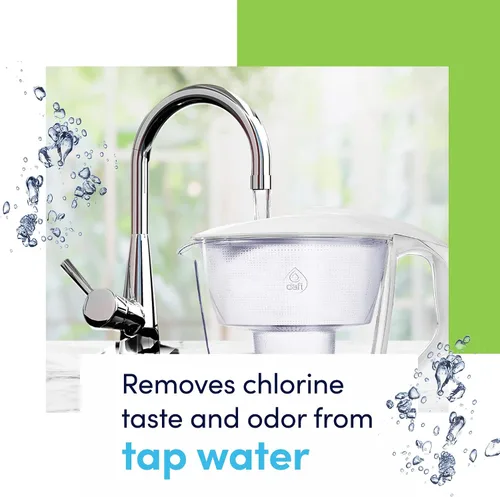 Vista 3 de Dafi Cartucho de filtro de agua alcalino, paquete de 3 unidades, sin BPA, repuesto de filtro de agua compatible con jarra Brita y otros, purificador
