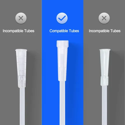 Vista 5 de 5 paquetes de conectores giratorios de tubos de oxígeno para tubos de oxígeno, conector giratorio de tubo de oxígeno, evita enredos del tubo