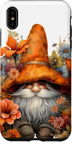 Vista 11 de Happy Fall Gnome Autumn Leaves Case for iPhone 17