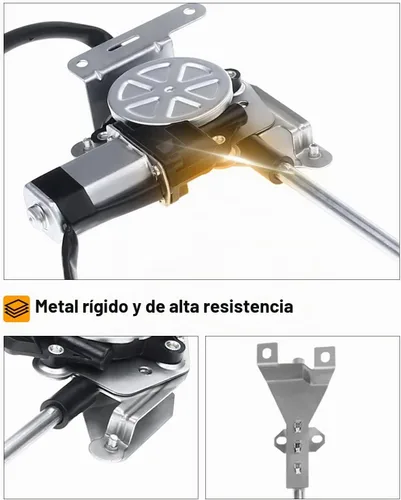 Vista 4 de Regulador de elevalunas eléctrico A-Premium con motor compatible con Freightliner Argosy Century Class 2003-2011 Columbia Coronado 2005-2010 lado