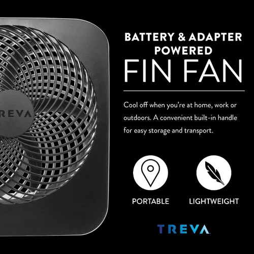 Vista 4 de O2 Cool Ventilador portátil eléctrico de 10 pulgadas