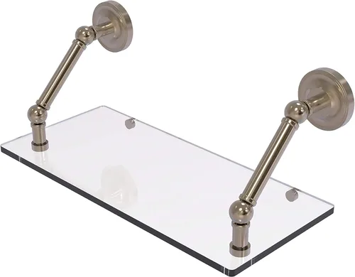 Vista 16 de Allied Brass PR-1/22-ORB Pr - Estante de vidrio con bordes biselados de 1 pulgada, 22 pulgadas, bronce aceitado
