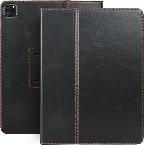 Vista 18 de Casemade Real Leather Case Compatible with iPad mini 7 (A17 Pro) / 6th Gen (2021) - Full-Grain Leather Cover, Auto Sleep/Wake, Dual Stand Position