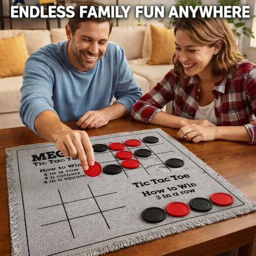 Vista 6 de Bolaball - Juego de mesa gigante 3 en 1, la vieja, damas, ajedrez, reversible, juegos de jardín y patio para adultos, fiesta familiar, para niños