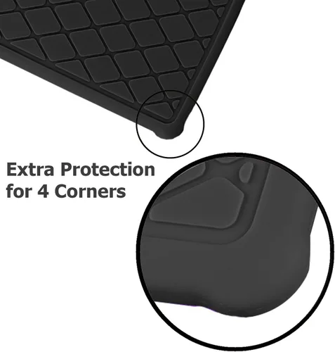 Vista 5 de EpicGadget - Funda para Galaxy Tab A 8 (2017), ligera, delgada, de silicona, gel, goma para Galaxy Tab A 8.0 (SM-T380/T385) versión 2017