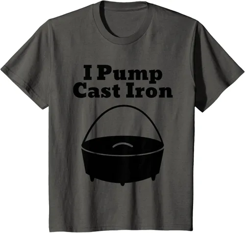 Vista 66 de I Pump - Camiseta de hierro fundido para cocinar al horno holandés