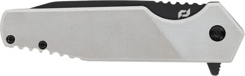 Vista 3 de Schrade Delta Class Shudder Carpeta de 8 pulgadas con hoja de acero AUS-10 de 3.5 pulgadas y mango de aluminio para EDC