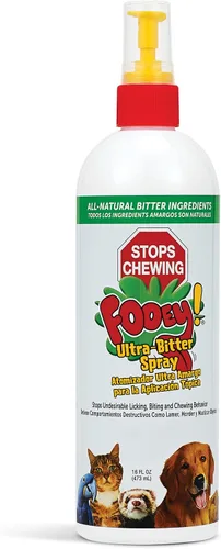 Vista 2 de ¡Fooey! Spray Ultra Amargo Anti-Mordida para Perros, Gatos, Caballos, Conejos, Hurones, Pájaros - Spray Amargo Anti-Mordida para Perros para Dejar