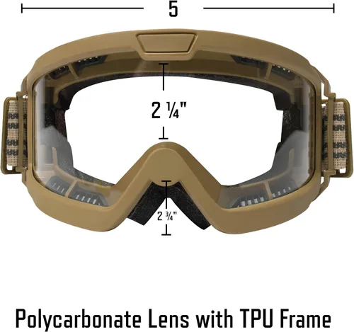 Vista 3 de Rothco ANSI OTG Goggle System – Interchangeable Lenses for Impact Protection