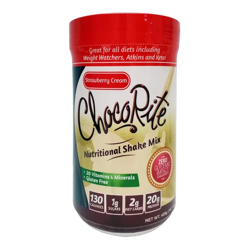 Vista 6 de ChocoRite Protein Chocolate Supreme Shake Mix, Chocolate Supreme, 15.3 onzas