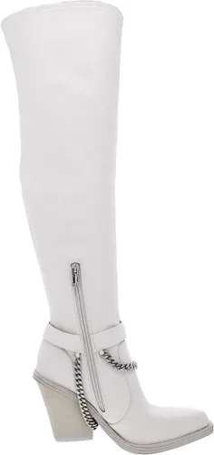 Vista 2 de Jessica Simpson Womens Langer Faux Leather Pointed toe Over-The-Knee Boots