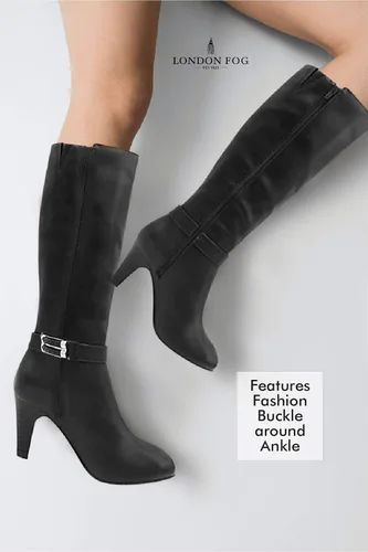 Vista 3 de London Fog Botas de vestir con tacón para mujer