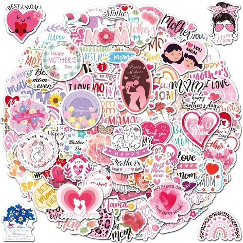 Vista 12 de MARFOREVER 200 piezas de calcomanías de conciencia del cáncer de mama, calcomanías de cinta rosa para mujeres y niñas, calcomanías de vinilo