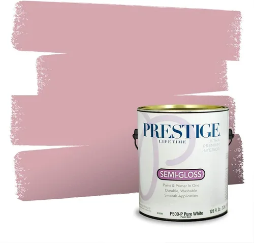 Vista 545 de Prestige Paints Pintura exterior e imprimación en uno, 1 galón, plano, coincidencia comparable de Valspar* Amber Rose*