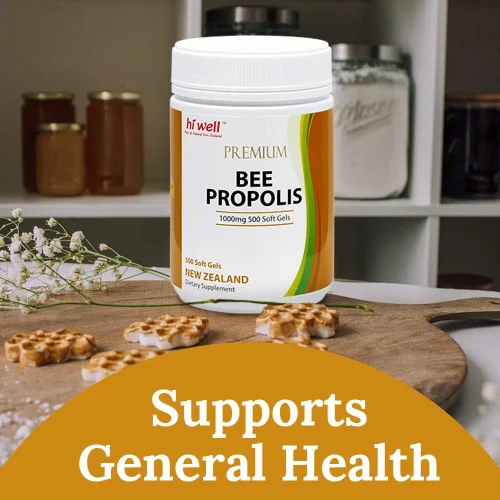 Vista 2 de Hi Well Premium Bee Propolis 500Softgels