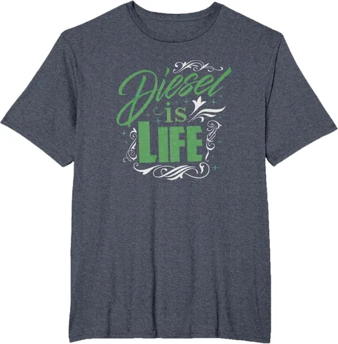 Vista 22 de Diesel is Life Roll Coal Diesels Truckers Smoke Camiseta Negro