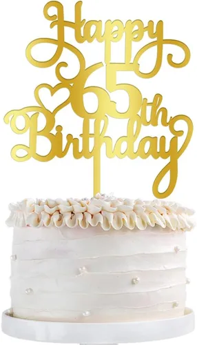 Vista 15 de Decoración de pastel de cumpleaños número 14, decoración acrílica dorada de doble cara, para decoración de pastel de feliz cumpleaños 14, decoración