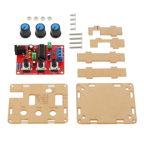 Vista 2 de Generador de señal de función precisa XR2206 1Hz-1MHz Triángulo sinusoidal ajustable Módulo de frecuencia de salida cuadrada