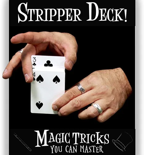 Vista 3 de Secret Stripper Magic Deck Truco con 10 trucos de cartas de bonificación