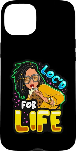 Vista 9 de Loc'd for Life Funny Locs Black Queen Dreadlocks Women Girls Case for iPhone 17