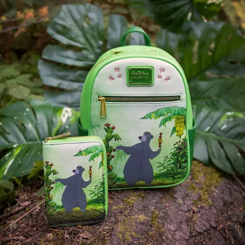 Vista 5 de Loungefly Disney Wallet The Jungle Book - Cartera Baloo, exclusiva de Tienda, multicolor