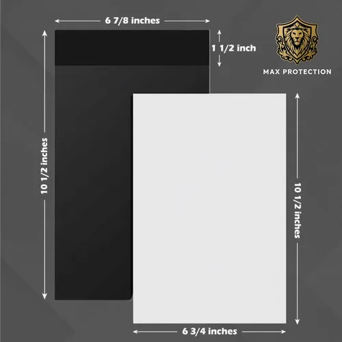 Vista 3 de Max Protection Bolsas y tableros de cómics actuales de primera calidad – Fundas y tableros de respaldo de cómics de corriente ultra transparentes
