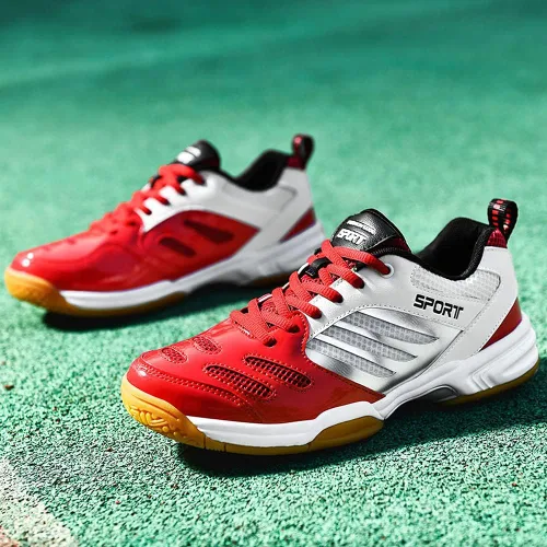 Vista 4 de zxcvb Tenis Bádminton Zapatos de los Hombres Nuevos Tendón de Ox Inferior de Desgaste Antideslizante de los Hombres de Baja Primavera Tenis de Mesa