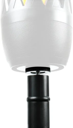 Vista 3 de Limitless TikiTunes Pro - Estaca ajustable de poste y tierra de 40 pulgadas con inserción roscada para altavoces portátiles inalámbricos Bluetooth