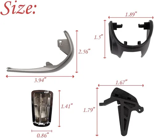 Vista 2 de RLB-HILON Kit de perilla de cambio de transmisión automática compatible con Chevrolet Sonic Chevy Trax 2012 a 2016 años de repuesto # 42539736