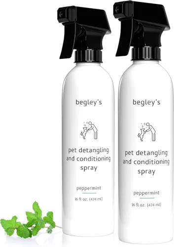 Vista 14 de Begley's Aerosol desenredante para mascotas, espray desenredante perfumado de aceite esencial de primera calidad para perros, cachorros y gatos