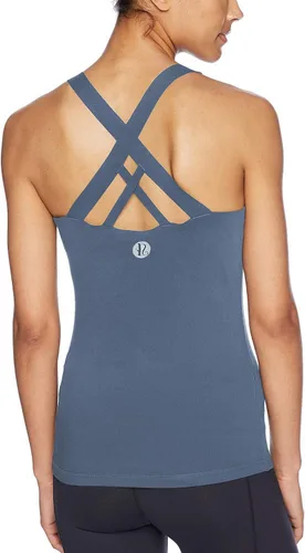 Vista 17 de RUNNING GIRL - Sujetadores deportivos para mujer, sujetadores deportivos con tiras acolchadas y espalda cruzada de apoyo medio con copas extraíbles