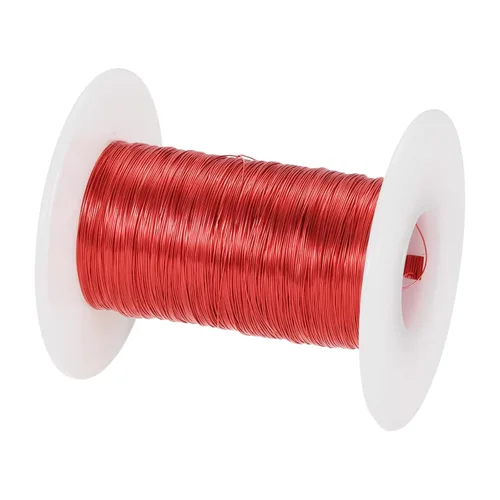 Vista 50 de MECCANIXITY - Alambre magnético de calibre 46 AWG - 0.04mm Hilo de cobre esmaltado - Bobina de alambre magnético de 14669 pies (4471m) - 50g Grado F