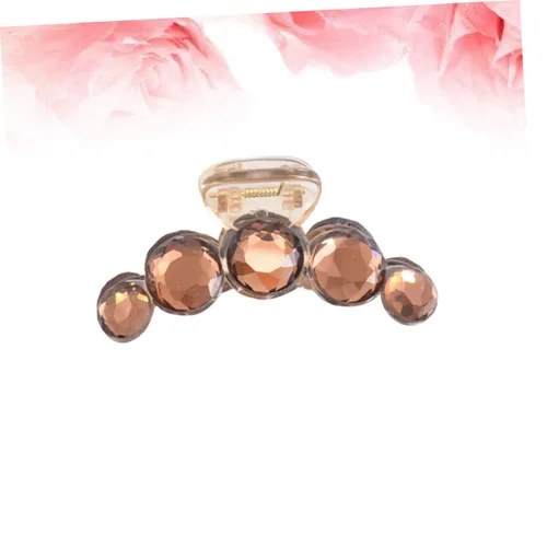 Vista 3 de FOMIYES Accesorios para el cabello con diamantes de imitación, pasadores de perlas, accesorios para el cabello de perlas, garras para el cabello