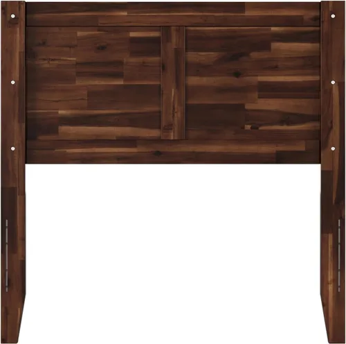 Vista 8 de AFI, Cabecero de cama individual Canyon de madera maciza rústica estilo granja, color madera de granero