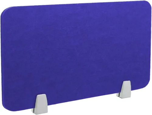 Vista 20 de Icegrey Divisor acústico de escritorio, panel de privacidad, escritorio extraíble absorbente de sonido con 2 clips para centros de llamadas de Beige