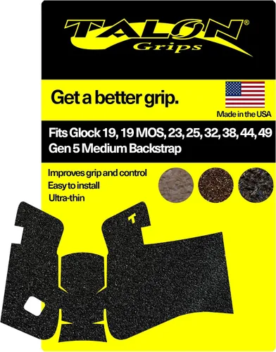 Vista 18 de Talon Grips - Agarre adhesivo para Glock 19, 19 MOS, 23, 25, 32, 38, 44, 49- Fabricado en los Estados Unidos - Fácil instalación, ultrafino