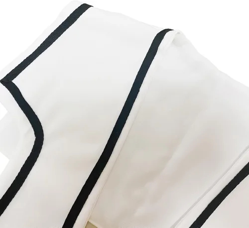 Vista 7 de HoosaiyWoo Collar falso de marinero para mujer, lindo collar falso para niña, blanco y negro, ancho 14.5 x 22 pulgadas de alto, Poliéster, No es una