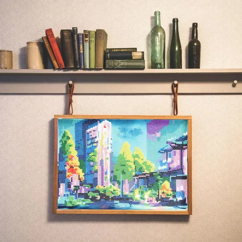 Vista 5 de DIAMANTINY - Pintura de paisaje por números, multicolor, A4, 96312