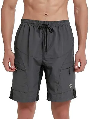 Vista 6 de Santic Coolmax - Pantalones cortos de ciclismo de montaña para hombre coolmax, ligeros