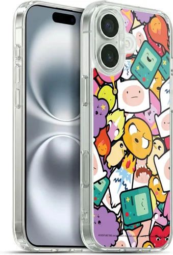 Vista 95 de Head Case Designs Funda de gel suave con licencia oficial de Adventure Time BMO Graphics compatible con Apple iPhone 7 Plus/iPhone 8 Plus