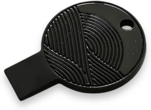 Vista 4 de Caviar Key - Abridor de latas + juego de cucharas de nácar (ónix)