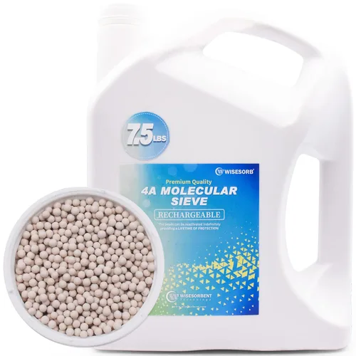 Vista 4 de Wisesorb 7 LBS 4A Tamiz molecular, material a granel desecante de calidad premium