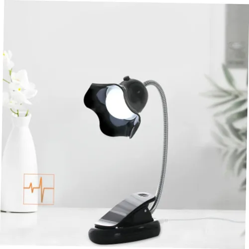 Vista 9 de DOITOOL Lámpara de lectura flexible USB con clip de protección ocular para niños y niñas y adultos, luz nocturna negra para lectura, costura