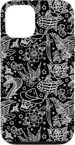 Vista 28 de Funda de arte de tatuaje tradicional americano para iPhone 17