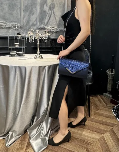 Vista 5 de Bolso de mano para mujer con cadena desmontable