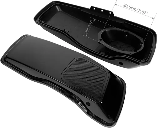 Vista 5 de Parrillas recortadas 6X9 tapas de altavoz para Harley Touring Road King Street Electra Glide 2014-2024