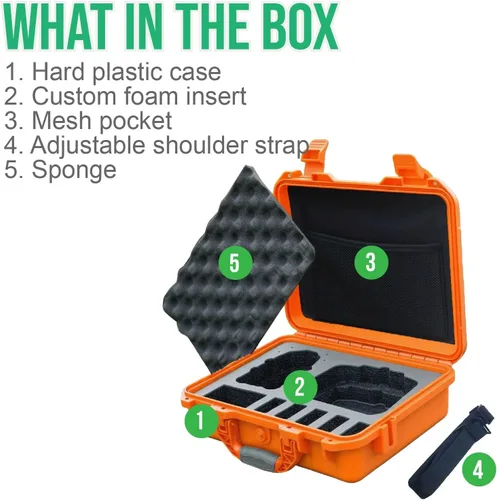 Vista 11 de INNVO - Funda rígida impermeable para DJI Mini 3 y Mini 4 Pro Fly More